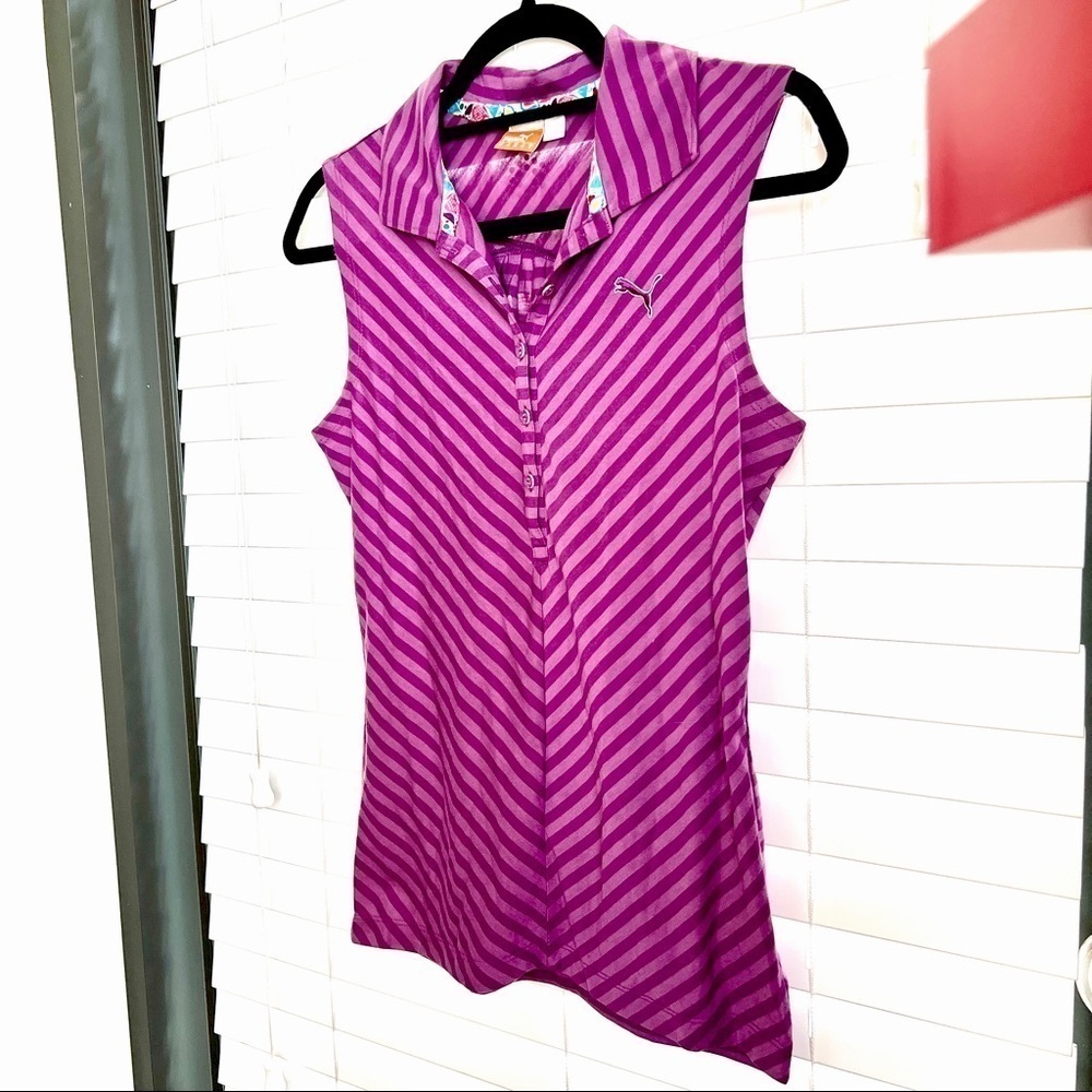 Purple Puma Sleeveless Ladies  Golf Top Sz XS ⛳️